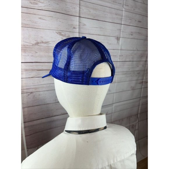 Vintage Kanley Australia Mesh Trucker Snapback Hat Cap Blue w/ Australian Flag - Picture 3 of 8